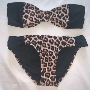 Cheetah print swimsuit
